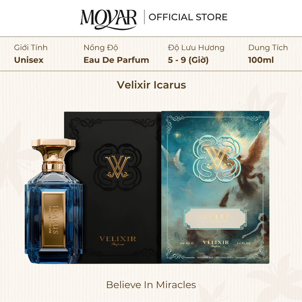 Nước Hoa Velixir Icarus EDP | Nước Hoa Unisex | Moyar Perfume