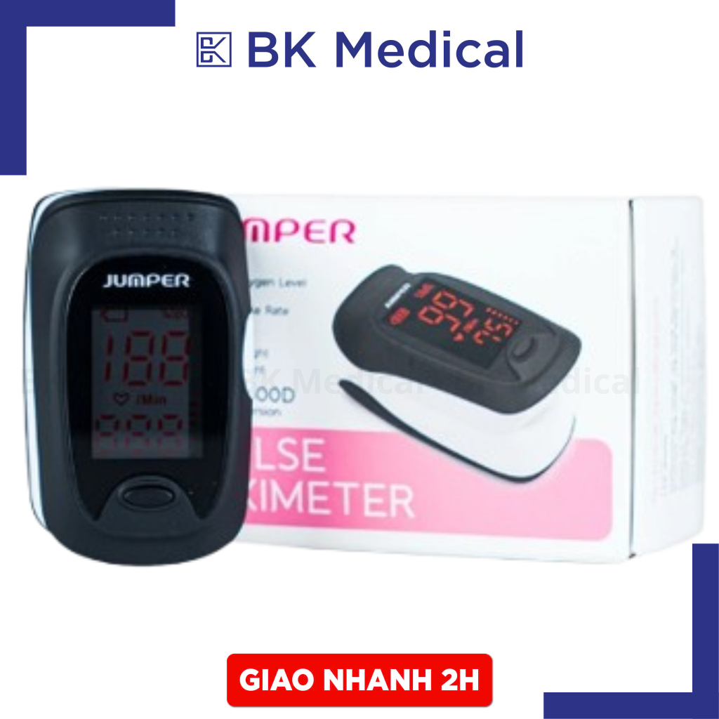 Máy đo nhịp tim và Oxy máu Jumper JPD 500D Led thiết kế nhỏ gọn và sử dụng dễ dàng