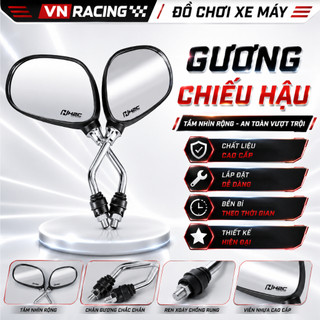 Gương Chiếu Hậu Xe Máy Spack CNC Cao Cấp,Thể Thao Kính Chống Chói Gắn Air Blade, Winner, Exciter,...