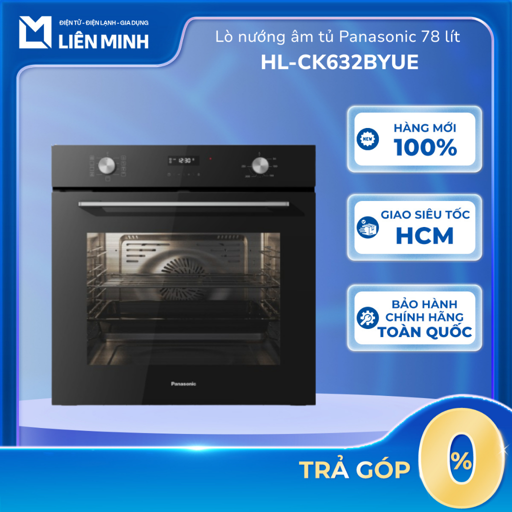 HL-CK632BYUE | HL-CX672BYUE - Lò Nướng Âm Tủ Panasonic 78 Lít [Giao Toàn Quốc]