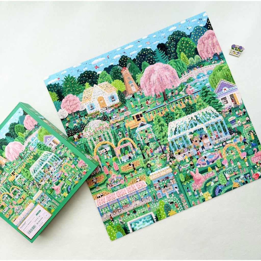 YOUTHWILL PUZZLE 500pcs SPRING DAY + GOLD FOIL