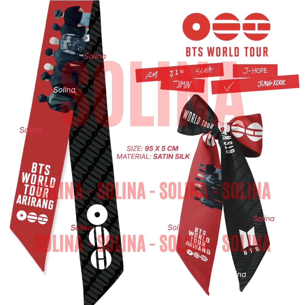 TWILLY BTS WORLD TOUR "ARIRANG", KHĂN TWILLY BTS, Twilly ARMY