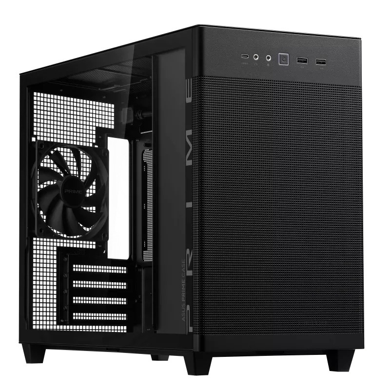 Case ASUS Prime AP201 TG Black - Hàng chính hãng