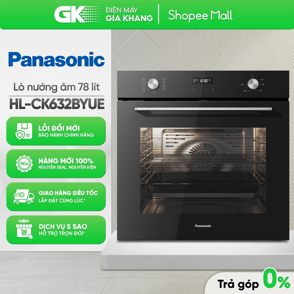 Lò nướng âm Panasonic HL-CK632BYUE 78 lít [Freeship HCM]