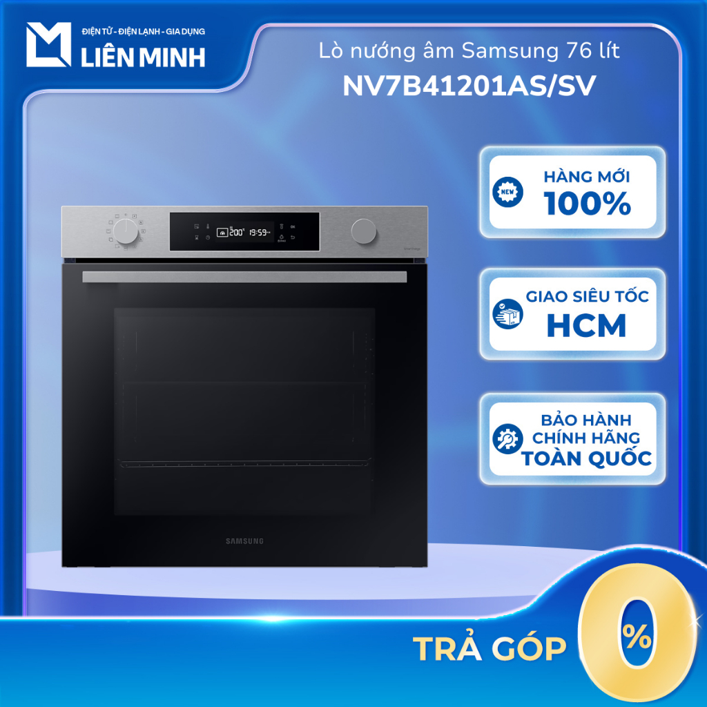 NV7B41201AS/SV - Lò Nướng Âm Samsung 76 Lít [Giao Toàn Quốc]