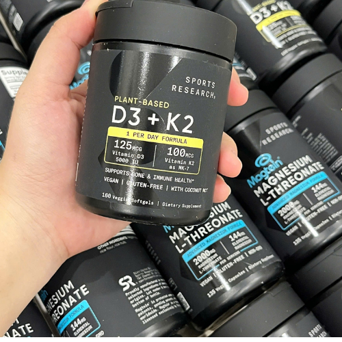 SR Vitamin D3 + K2 - Viên Vitamin D3K2 Mỹ