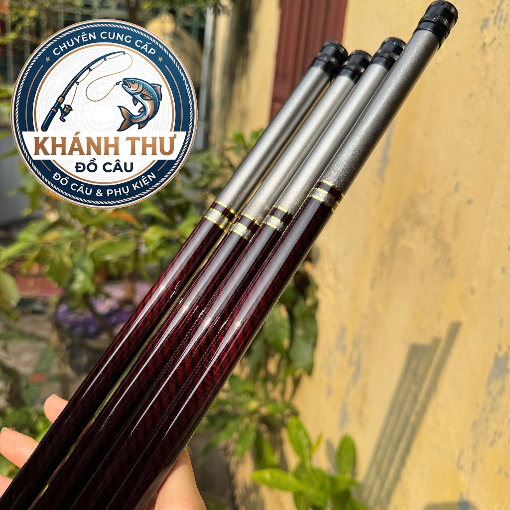 Cần câu tay Long Hua 5H F1 tặng kèm bao và ngọn phụ (khác Longhua bản đời đầu)