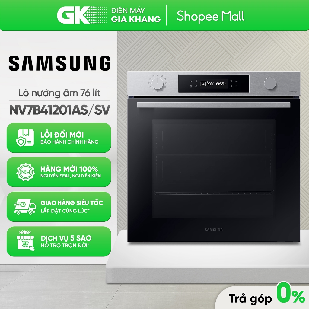 Lò nướng âm Samsung NV7B41201AS/SV 76 lít [Freeship HCM]