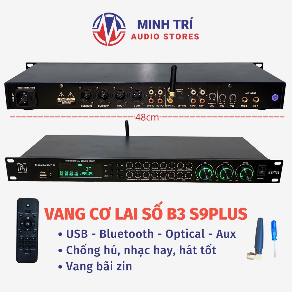 Vang Cơ Lai Số B3 S9Plus Hàng Bãi Tiếng Sáng - Lời Ca Bay Bổng, Hát Karaoke Cực Nhẹ - Minh Trí Audio