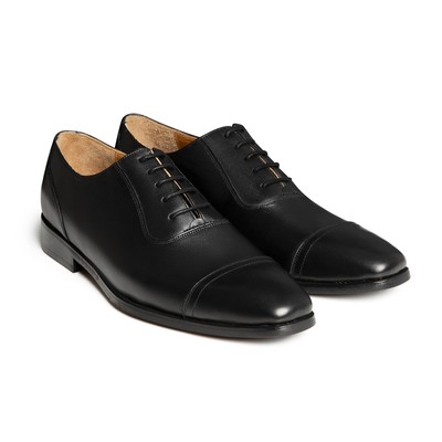 Giày Tây Cao Cấp SIR CLASSIC OXFORD - OF34 - Da Bò Cao Cấp Lót Trong Da Bò Mộc - Be Classy