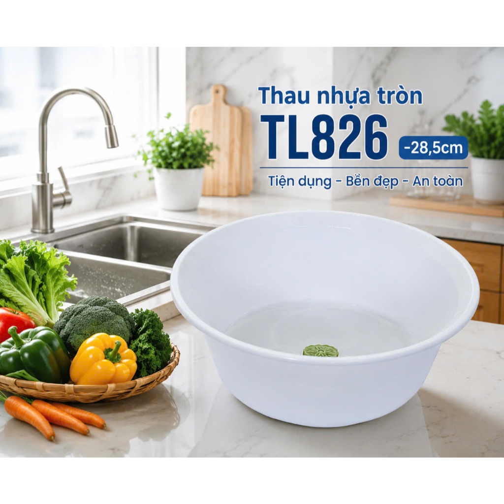 Thau tròn TỰ LẬP TL826 - 28.5cm