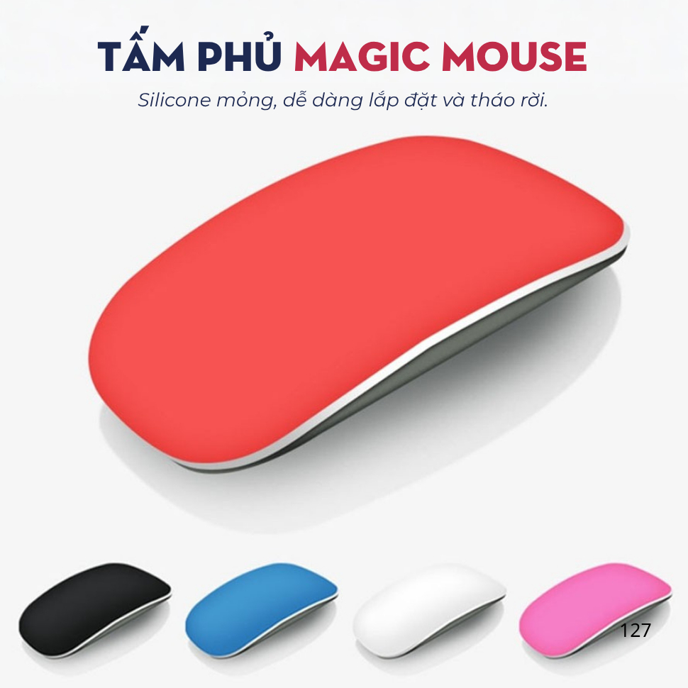 Dán Silicon Phủ Bề Mặt Chuột Magic Mouse Mỏng Nhẹ Chống Xước Mồ Hôi Tay
