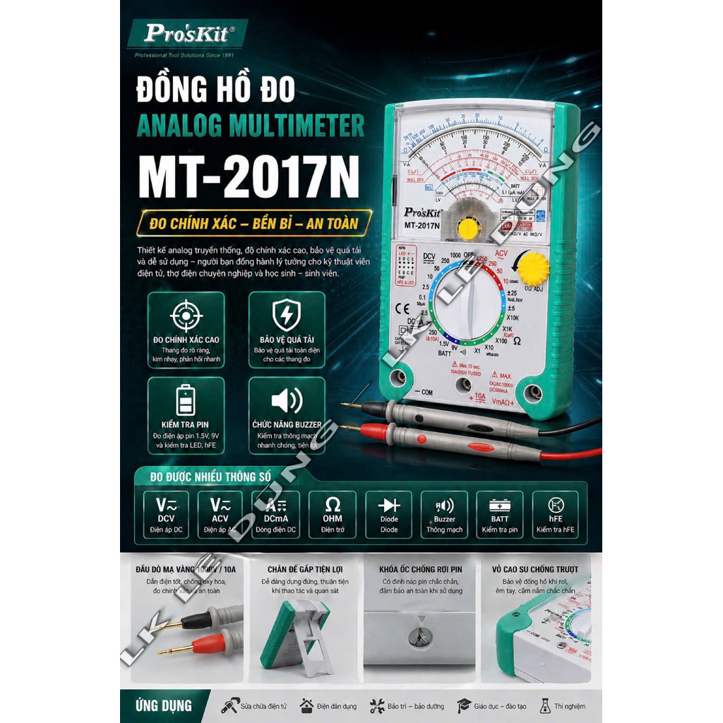 Đồng Hồ Đo Đa Năng Proskit MT-2017N