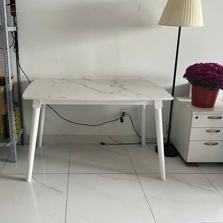 Bàn ăn mặt gỗ giả vân đá trắng; Bàn Mango giả đá/Bàn gỗ giả đá