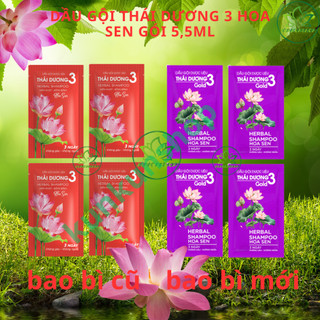 COMBO 5 Dây Dầu Gội Thái Dương 3 (50 gói) mẫu mới