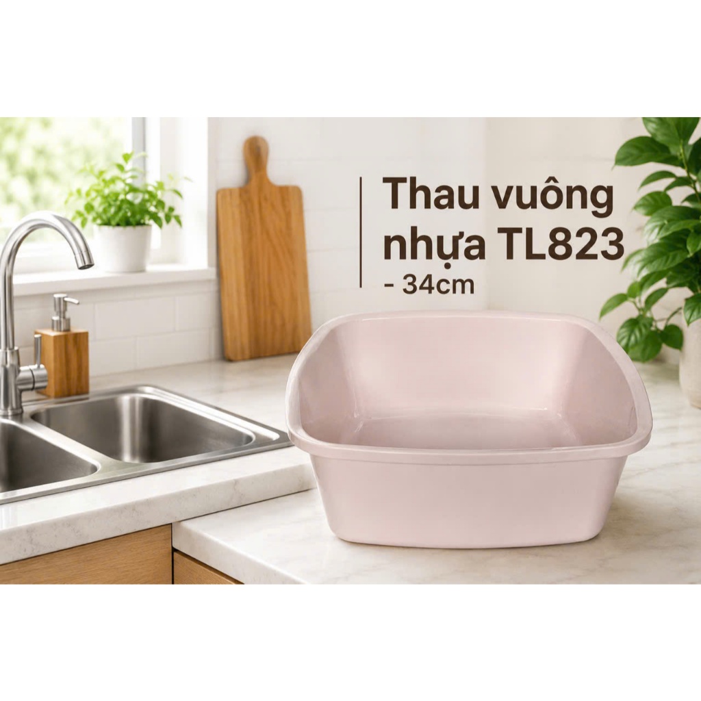 Thau vuông TỰ LẬP TL823-33cm