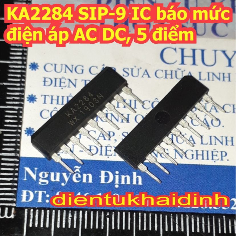 5 con KA2284 2284 SIP-9 IC báo mức điện áp AC DC 5 điểm kde1363