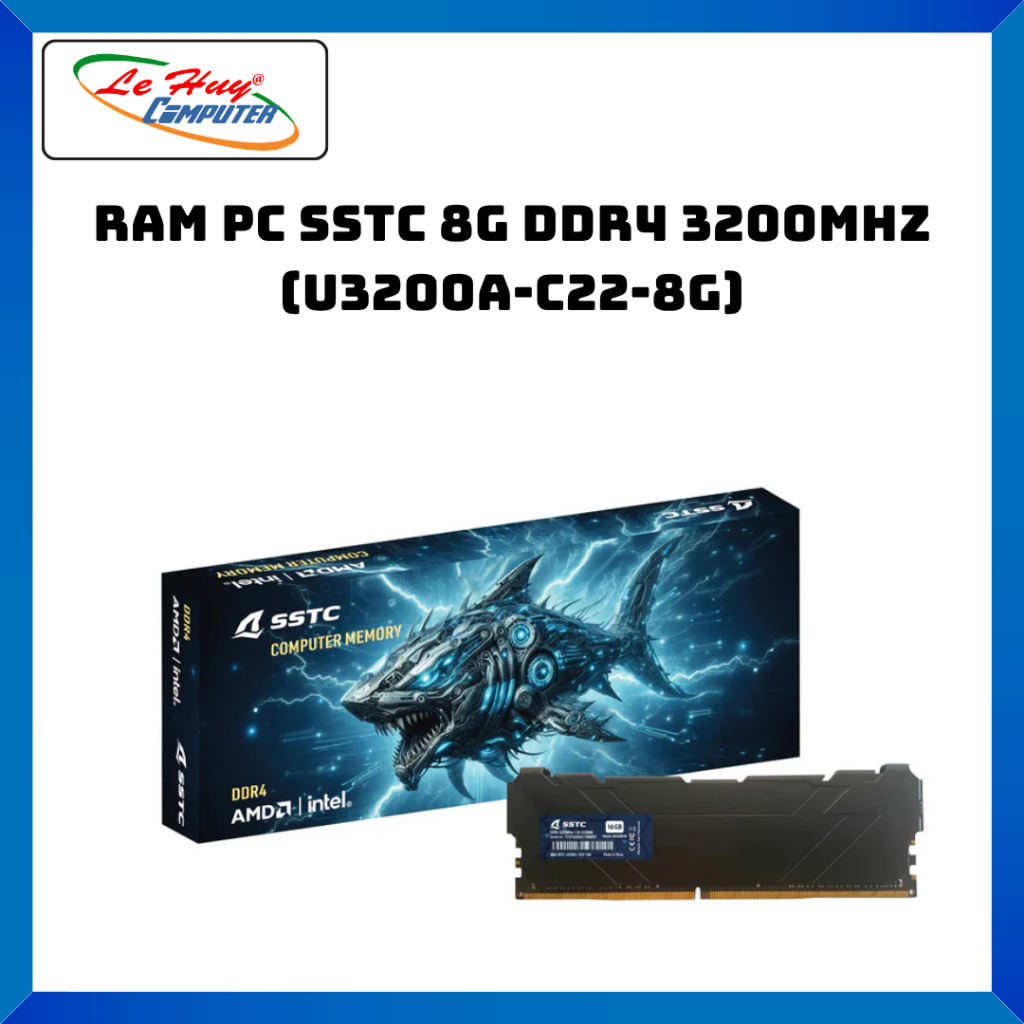 Ram Máy Tính SSTC 8G DDR4 3200MHz/ 16G DDR4 3200MHz - Hàng Chính Hãng