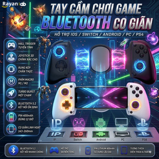 Gamepad Tay Cầm Game Bluetooth D11 Không Dây – Gamepad đa nền tảng PC/Android/iOS/PS3/PS4/Switch, có rung cho điện thoại