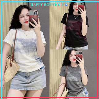 Áo Thun Dáng Ôm Nữ [Mã B44], Cotton Ôm Gọn Tôn Dáng [You Do] Top Women