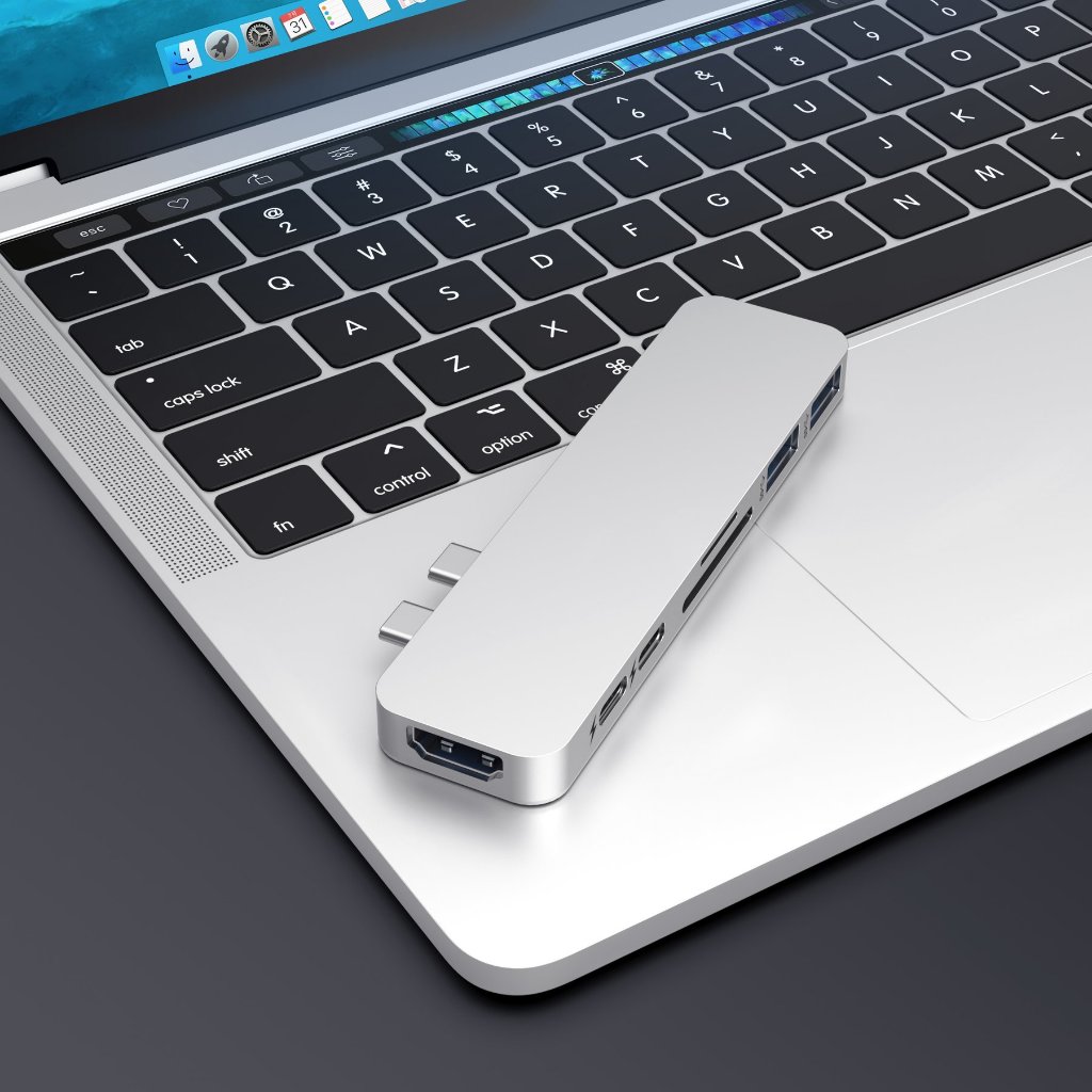 Cổng chuyển HyperDrive 7-in2- USB-C Thunderbolt 3 Hub dành cho MacBook Pro/Air (GN28B) | BigBuy360 - bigbuy360.vn