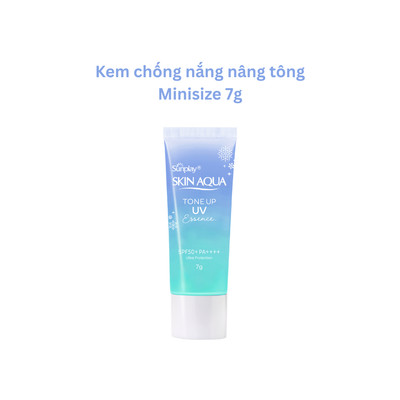 [QUÀ TẶNG KHÔNG BÁN] Minisize Kem chống nắng nâng tông Sunplay Skin Aqua Tone Up UV Essence Blue SPF 50+ PA++++ 7g