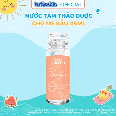 Nước tắm thảo dược cho mẹ 45ml Kutieskin Mama