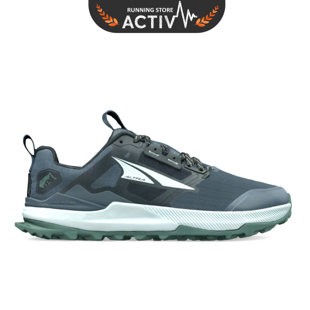 Giày Chạy Địa Hình Nữ Altra Lone Peak 8 - Black/Gray