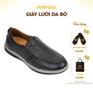 Giày mọi nam da bò CS5068 trẻ trung bền bỉ