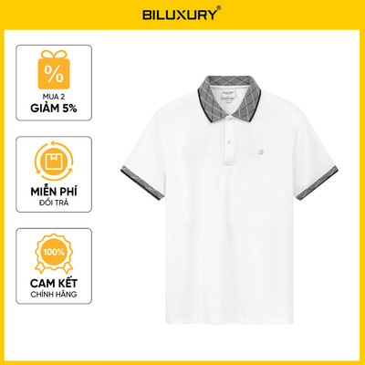 Áo Polo Nam Thiết Kế 1APCB615TRK Biluxury Form Slimfit Thoáng Mát Bền Màu