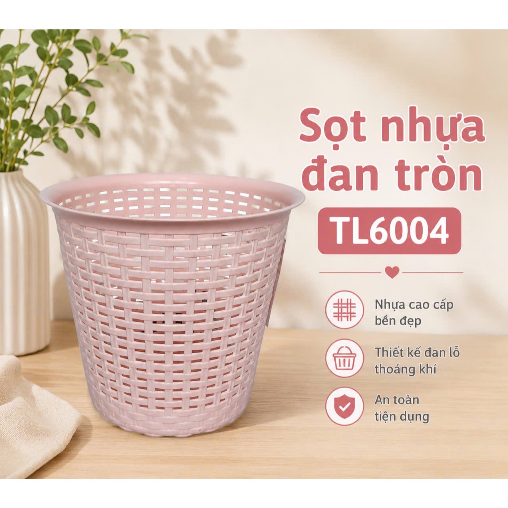 Sọt đan tròn TỰ LẬP TL1-6004 30cm