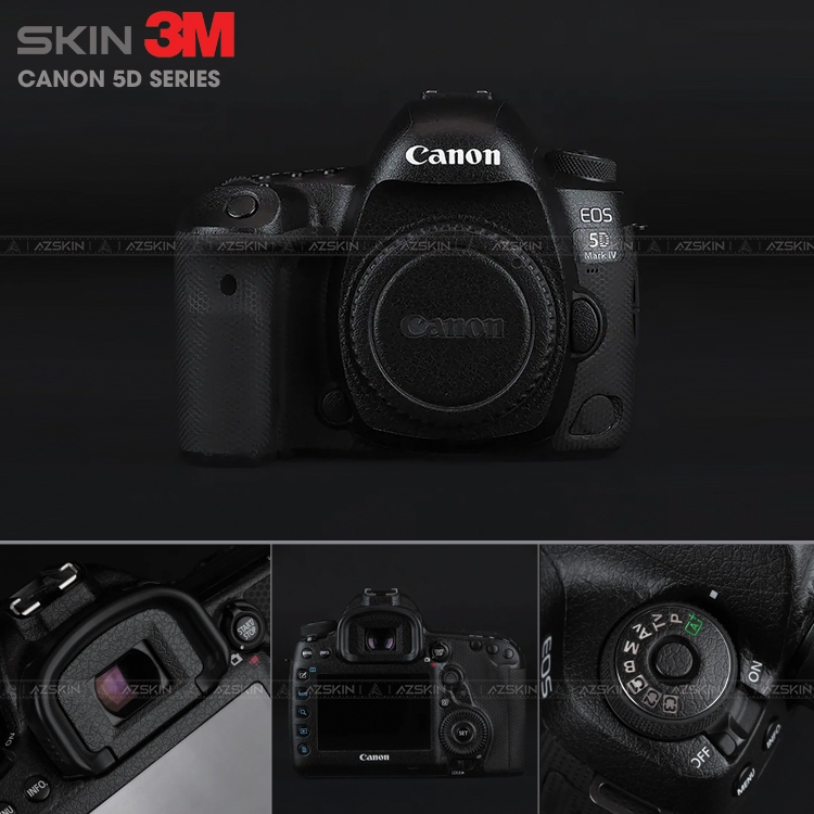 Miếng Dán Skin 3M Máy Ảnh Canon 5D | 5D Mark ll |  5D Mark lll | 5D Mark lV | 5DS R Chất Liệu Vân Nổ