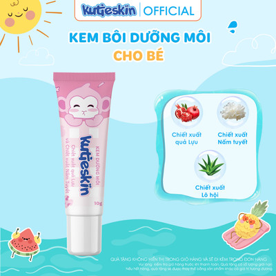 Kem Dưỡng Môi Cho Bé Kutieskin 10g (Son dưỡng môi cho bé dạng kem)