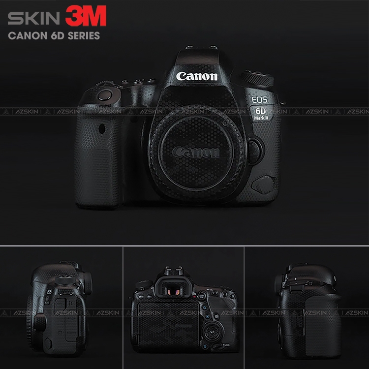 Miếng Dán Skin 3M Máy Ảnh Canon 6D | 6D Mark ll |  60D | 600D | 650D | Chất Liệu Vân Nổi Chính Hãng 