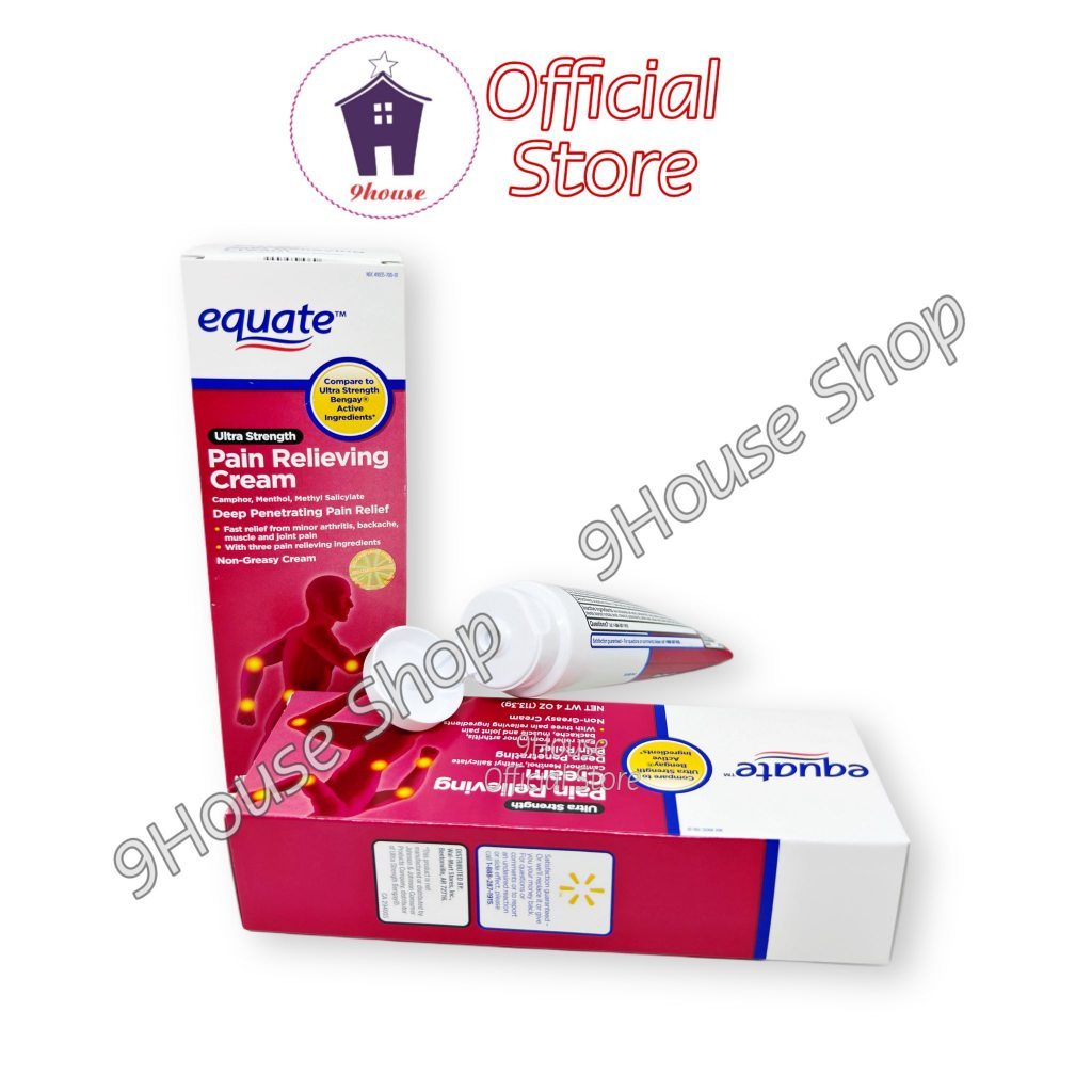 (Q1) 01 Kem Xoa Bóp Equate Ultra Strength Pain Relieving Cream Mỹ 113.3gram