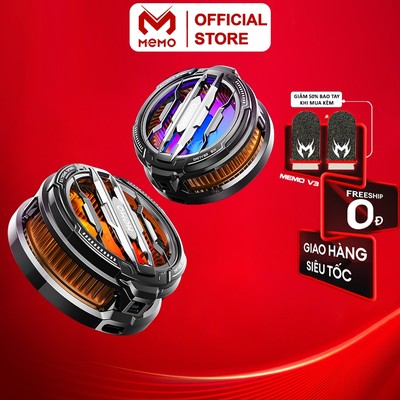 Sò lạnh tản nhiệt Memo CX07 combo tăng hiệu năng FPS điện thoại chống giật lag gaming liên quân mobile FF PUBG