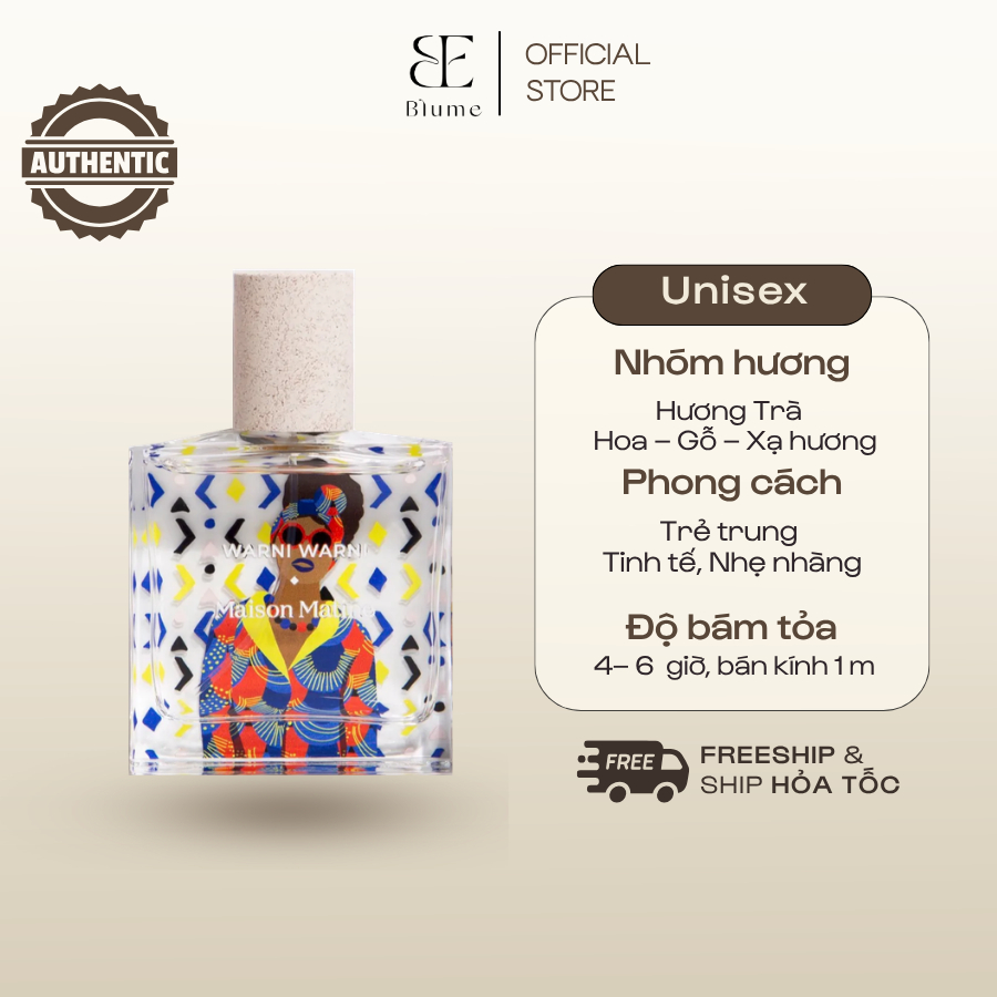 [ Mẫu Thử 10ML ] Nước Hoa UNISEX WARNI WARNI mùi cuốn hút - Blume Tiệm Nước Hoa