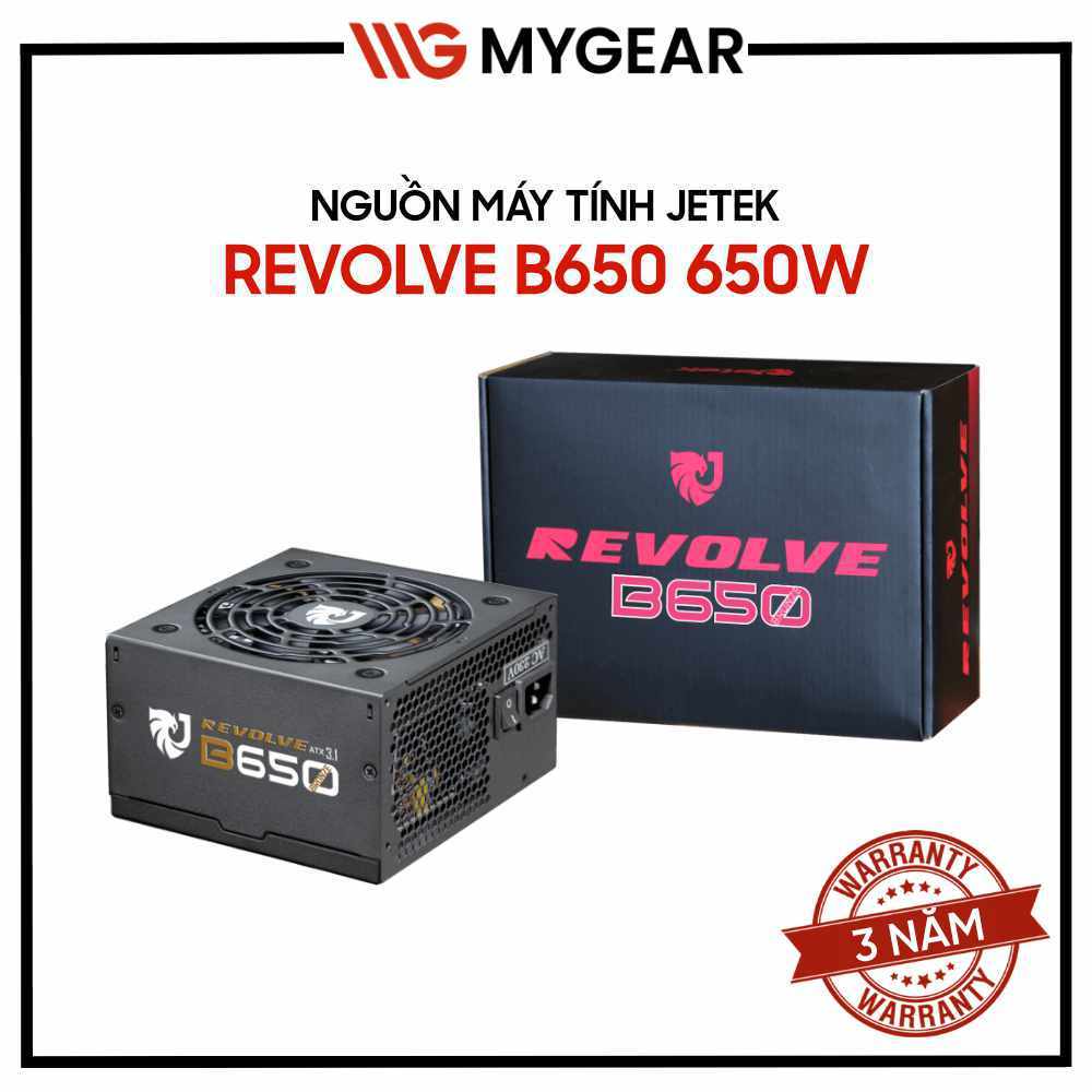 Nguồn máy tính Jetek REVOLVE B650 650W / B750 750W ATX 3.1 Bronze Efficience