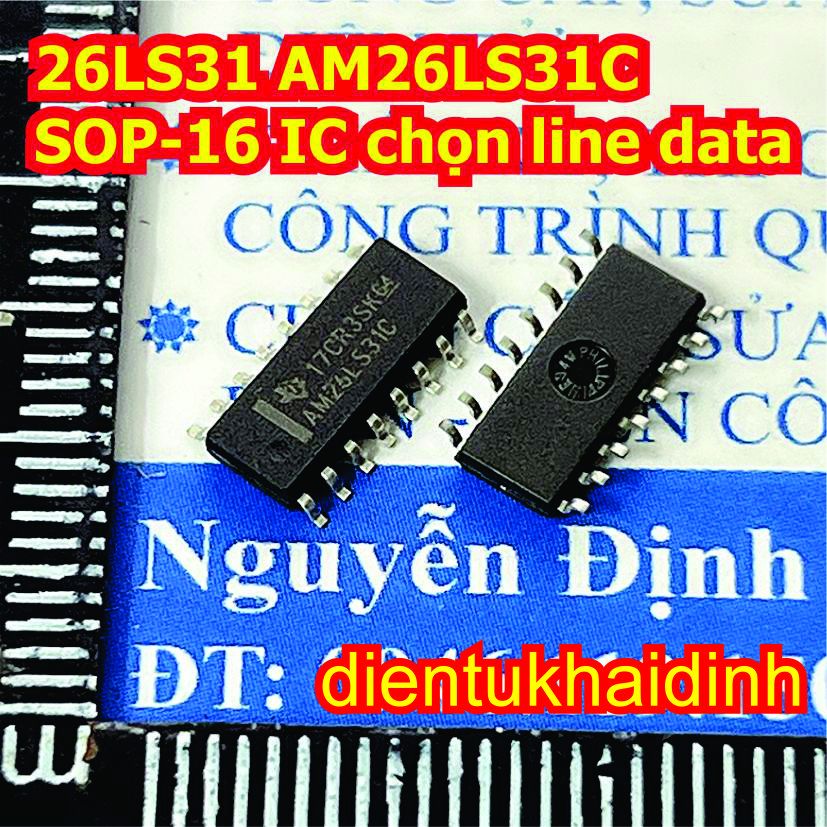 3 con AM26LS31CDR 26LS31 AM26LS31C SOP-16 IC chọn line data kde8878