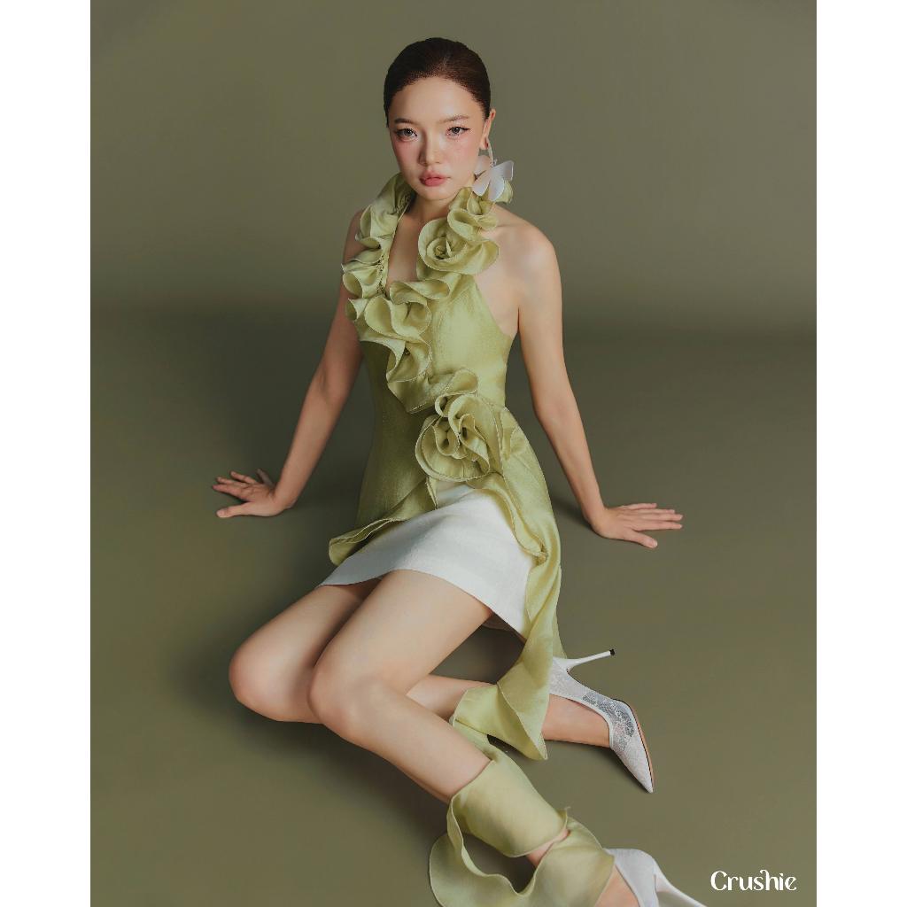 Áo kiểu Crushie thiết kế cuộn xoắn mặc tiệc cưới pre-wedding - Noah Top độc quyền Crushie