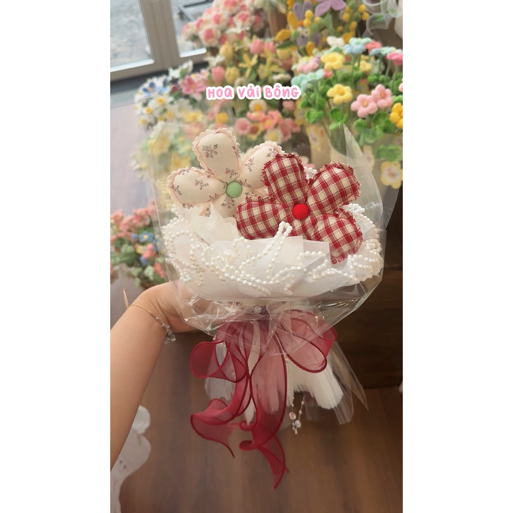 | AIMÉE & OHLALA GIFT SHOP | BÓ HOA VẢI BÔNG