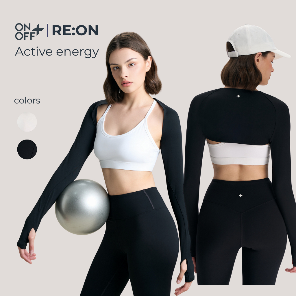 Áo khoác thể thao nữ Bolero Jacket LINE ON dáng lửng hỗ trợ tập gym chơi tennis pickleball ONOFF - 1