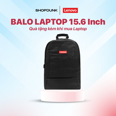 [QUÀ TẶNG KHÔNG BÁN] Balo Laptop Lenovo 15.6 Inch Vải Dù Nhẹ Chống Sốc Chống Thấm Màu Sắc Đen