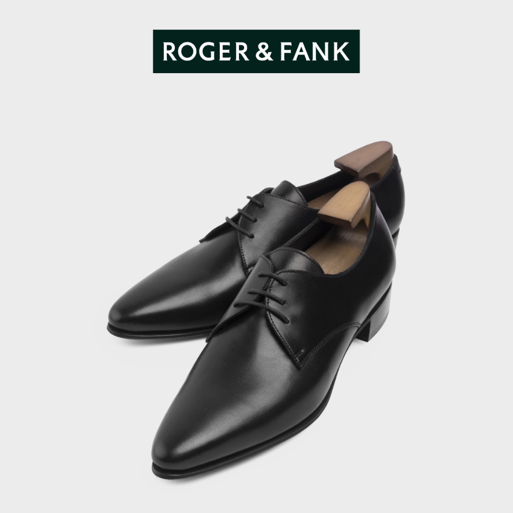 Giày Nam Da Bê Cao Cấp Mũi Nhọn Roger & Fank
