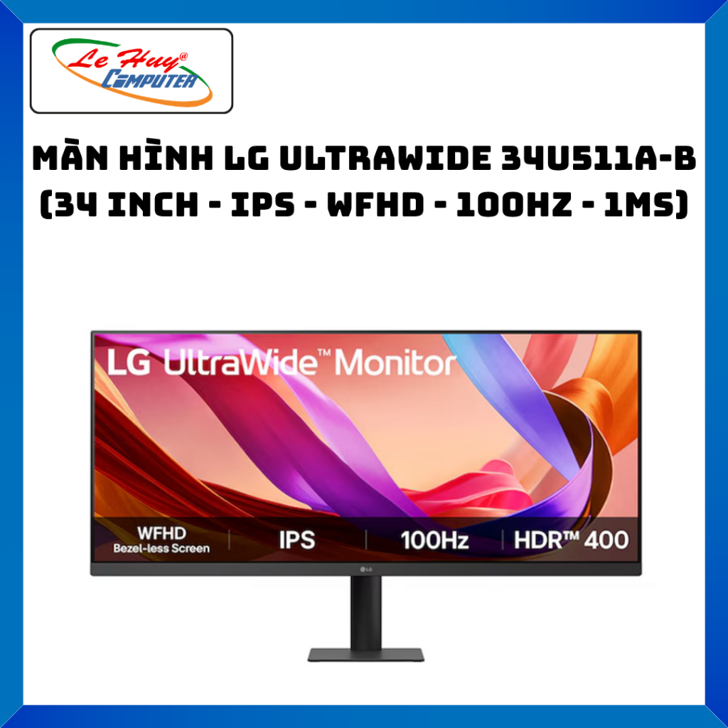 Màn Hình LG UltraWide 34U511A-B (34 inch - IPS - WFHD - 100Hz - 1ms) - Hàng Chính Hãng