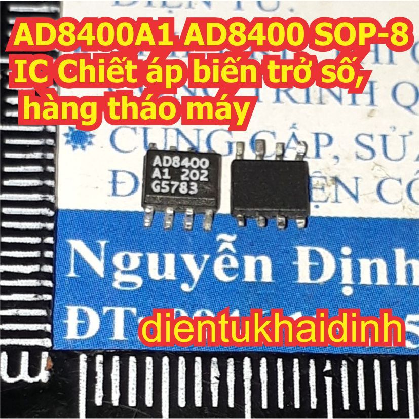 AD8400A1 AD8400 SOP-8 IC Chiết áp biến trở số, hàng tháo máy kde8099