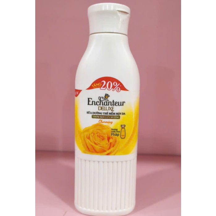 Chai sữa dưỡng thể body ENCHANTEUR VÀNG