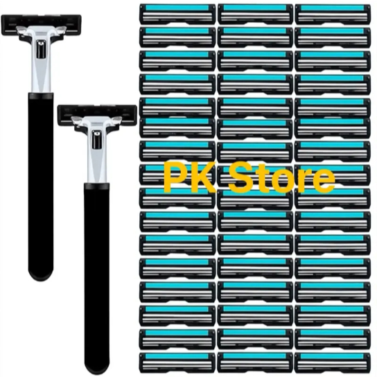 [Loại 1] Bộ Dao Cạo Râu 72 Lưỡi Thay Thế - Tặng 2 Tuýp Kem Cạo Râu
