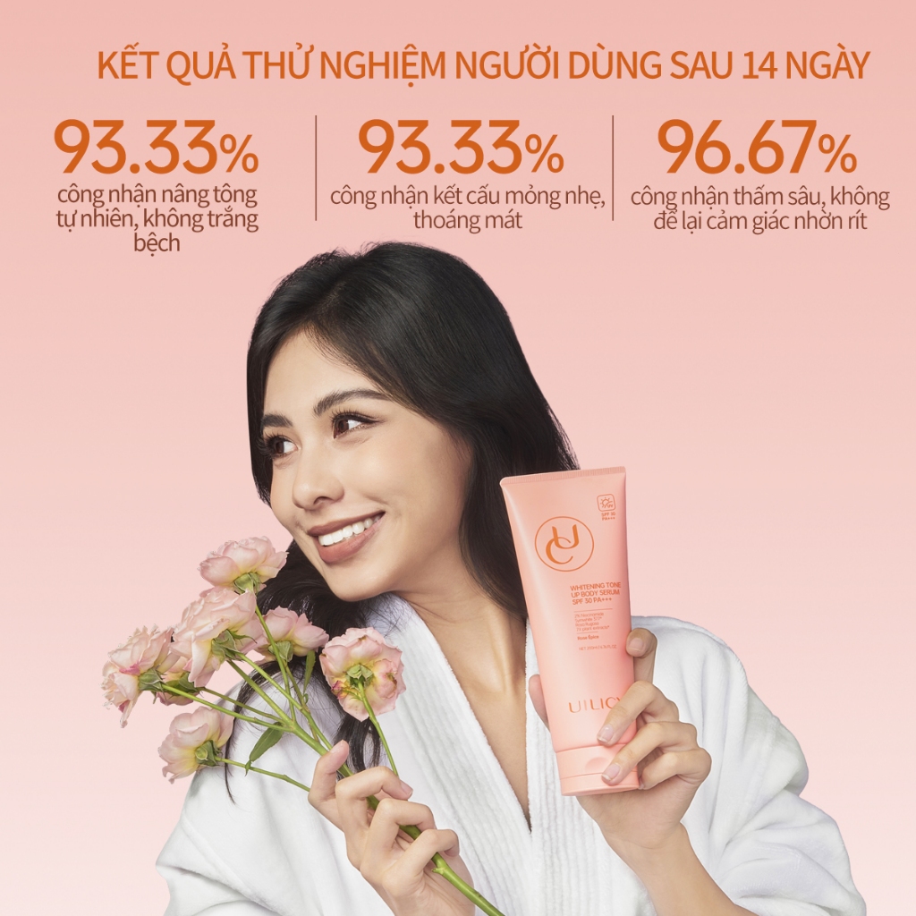 Dưỡng thể chống nắng nâng tone UILICY 200ml SPF30 PA+++ Chống Nắng Làm Trắng Toàn Thân Nâng Tông Tức Thì Nhiều Tông Màu | BigBuy360 - bigbuy360.vn