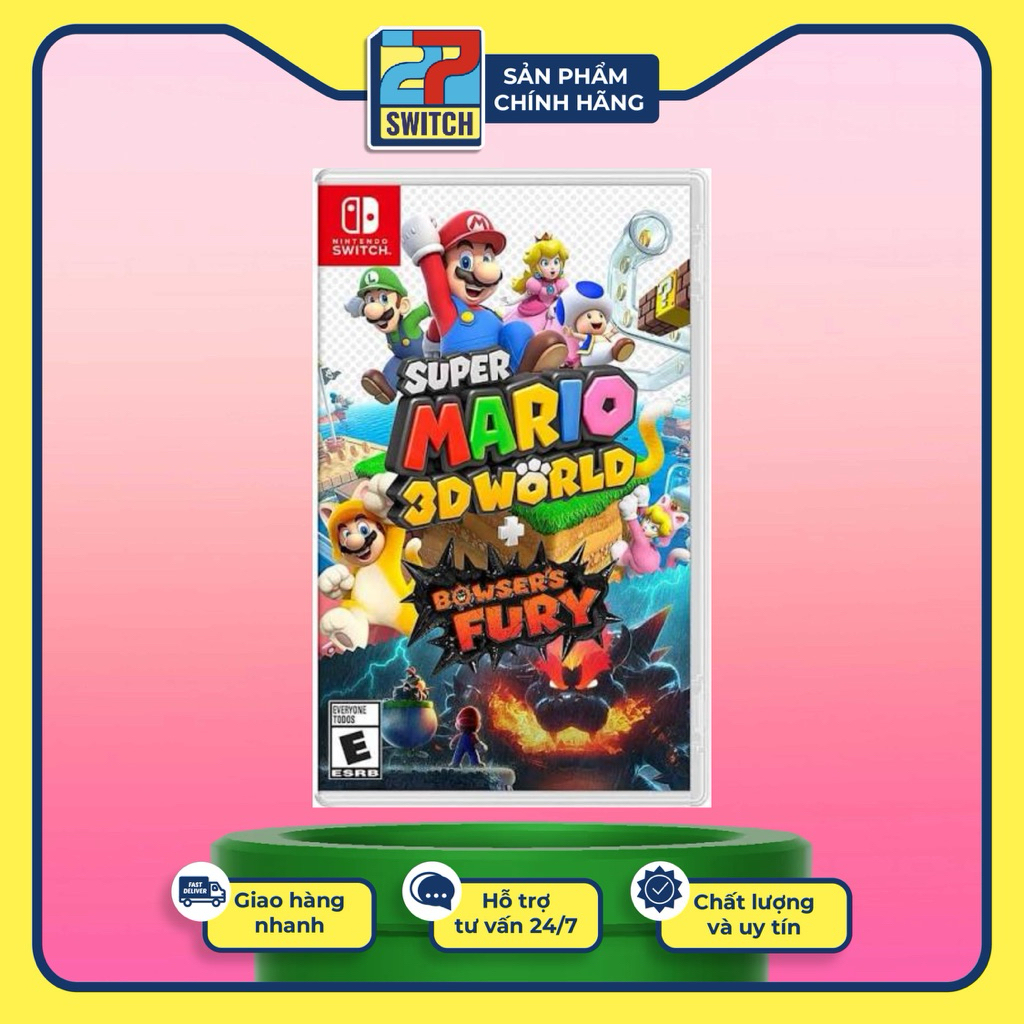Băng Game Super Mario 3D World + Bowser's Fury Nintendo Switch